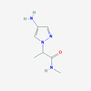 2-(4-Amino-1H-pyrazol-1-YL)-N-methylpropanamide - 