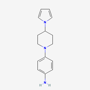 4-(4-Pyrrol-1-ylpiperidin-1-yl)aniline - 