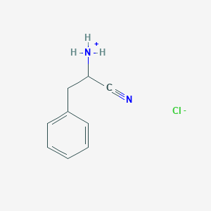 (1-Cyano-2-phenylethyl)azanium;chloride - 