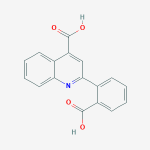 2-(2-Carboxyphenyl)quinoline-4-carboxylic acid - 60539-01-7