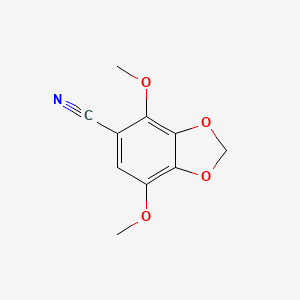 4,7-Dimethoxy-1,3-benzodioxole-5-carbonitrile - 948012-24-6