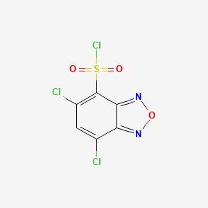 5,7-Dichloro-2,1,3-benzoxadiazole-4-sulfonyl chloride - 890095-79-1