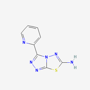 3-(Pyridin-2-yl)-[1,2,4]triazolo[3,4-b][1,3,4]thiadiazol-6-amine - 80809-39-8