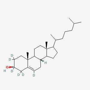 (3S,8S,10R,13R)-2,2,3,4,4,6-hexadeuterio-10,13-dimethyl-17-(6-methylheptan-2-yl)-1,7,8,9,11,12,14,15,16,17-decahydrocyclopenta[a]phenanthren-3-ol - 