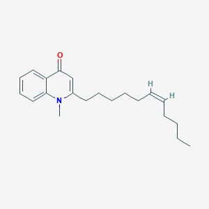 (Z)-1-Methyl-2-(undec-6-enyl)quinolin-4(1H)-one - 