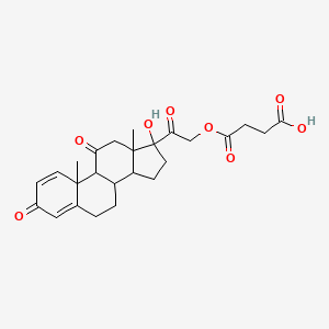 17,21-Dihydroxypregna-1,4-diene-3,11,20-trione 21-(hydrogen succinate) - 