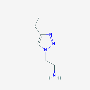 2-(4-ethyl-1H-1,2,3-triazol-1-yl)ethanamine - 