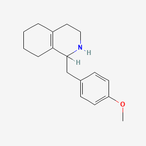 1-(4-methoxybenzyl)-1,2,3,4,5,6,7,8-octahydroisoquinoline - 57849-23-7