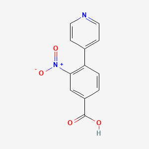 3-Nitro-4-(pyridin-4-yl)benzoic acid - 