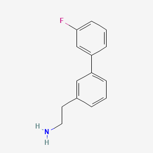 2-[3-(3-Fluorophenyl)phenyl]ethan-1-amine - 