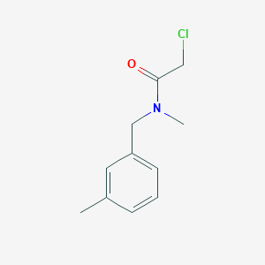 2-Chloro-N-methyl-N-(3-methylbenzyl)acetamide - 
