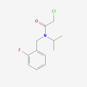2-Chloro-N-(2-fluoro-benzyl)-N-isopropyl-acetamide - 