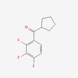 2,3,4-Trifluorophenyl cyclopentyl ketone - 