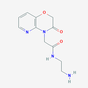 N-(2-aminoethyl)-2-(2,3-dihydro-3-oxopyrido[3,2-b][1,4]oxazin-4-yl)acetamide - 