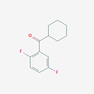 2,5-Difluorophenyl cyclohexyl ketone - 
