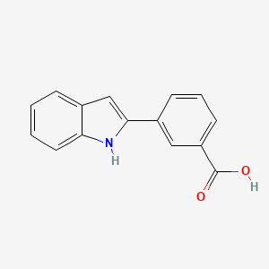 3-(1H-indol-2-yl)benzoic acid - 