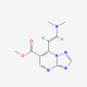 (E)-methyl 7-(2-(dimethylamino)vinyl)-[1,2,4]triazolo[1,5-a]pyrimidine-6-carboxylate - 