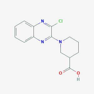 1-(3-Chloro-quinoxalin-2-yl)-piperidine-3-carboxylic acid - 