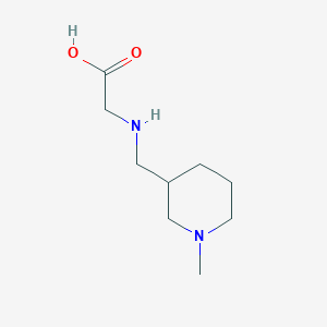 [(1-Methyl-piperidin-3-ylmethyl)-amino]-acetic acid - 
