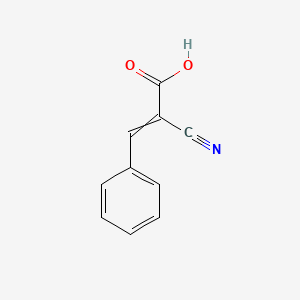 2-Cyano-3-phenylprop-2-enoic acid - 