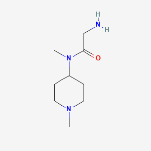2-Amino-N-methyl-N-(1-methyl-piperidin-4-yl)-acetamide - 