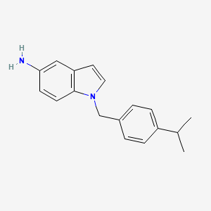 1-(4-Isopropylbenzyl)-1H-indol-5-amine - 