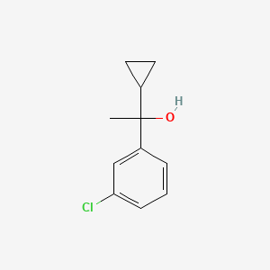 1-(3-Chlorophenyl)-1-cyclopropylethanol - 81390-89-8