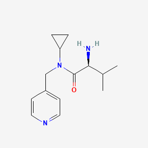(S)-2-Amino-N-cyclopropyl-3-methyl-N-pyridin-4-ylmethyl-butyramide - 