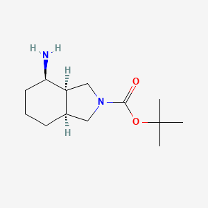 (3aR,4R,7aS)-tert-Butyl 4-aminohexahydro-1H-isoindole-2(3H)-carboxylate - 