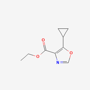 Ethyl 5-cyclopropyl-1,3-oxazole-4-carboxylate - 