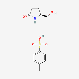 (S)-5-(Hydroxymethyl)pyrrolidin-2-one 4-methylbenzenesulfonate - 