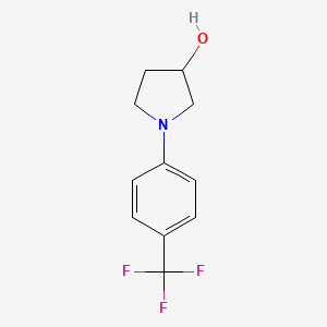 1-(4-(Trifluoromethyl)phenyl)pyrrolidin-3-ol - 
