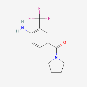 (4-Amino-3-trifluoromethylphenyl)-pyrrolidin-1-yl-methanone - 