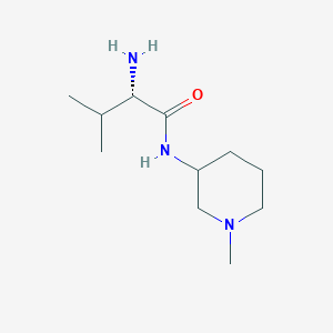 (S)-2-Amino-3-methyl-N-(1-methyl-piperidin-3-yl)-butyramide - 
