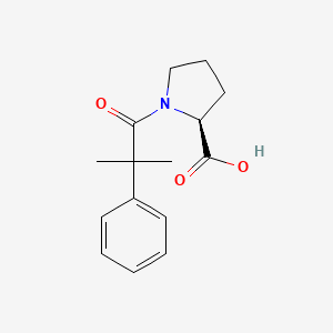 (2S)-1-(2-methyl-2-phenyl-propanoyl)pyrrolidine-2-carboxylic acid - 