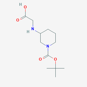 3-(Carboxymethyl-amino)-piperidine-1-carboxylic acid tert-butyl ester - 