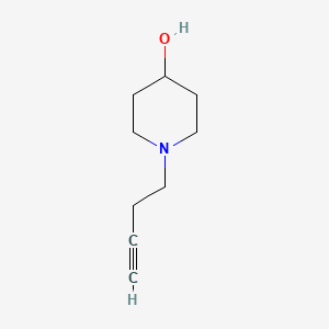 1-(But-3-yn-1-yl)piperidin-4-ol - 
