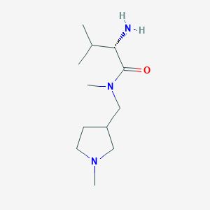 (S)-2-Amino-3,N-dimethyl-N-(1-methyl-pyrrolidin-3-ylmethyl)-butyramide - 