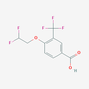 4-(2,2-Difluoroethoxy)-3-(trifluoromethyl)benzoic acid - 