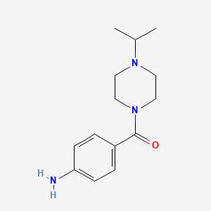 4-[4-(Propan-2-yl)piperazine-1-carbonyl]aniline - 
