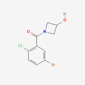 1-(5-Bromo-2-chlorobenzoyl)azetidin-3-ol - 