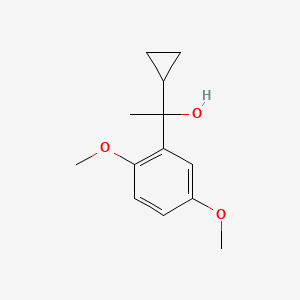 1-Cyclopropyl-1-(2,5-dimethoxyphenyl)ethanol - 