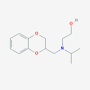 2-[(2,3-Dihydro-benzo[1,4]dioxin-2-ylmethyl)-isopropyl-amino]-ethanol - 