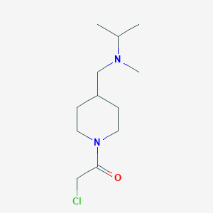2-Chloro-1-{4-[(isopropyl-methyl-amino)-methyl]-piperidin-1-yl}-ethanone - 