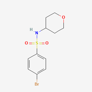 4-Bromo-N-(oxan-4-yl)benzene-1-sulfonamide - 
