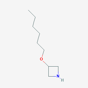 3-(Hexyloxy)azetidine - 