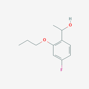 1-(4-Fluoro-2-propoxyphenyl)ethanol - 