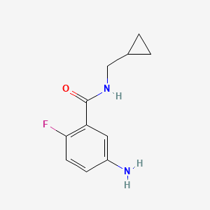 5-Amino-N-cyclopropylmethyl-2-fluoro-benzamide - 