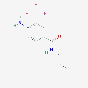 4-amino-N-butyl-3-(trifluoromethyl)benzamide - 