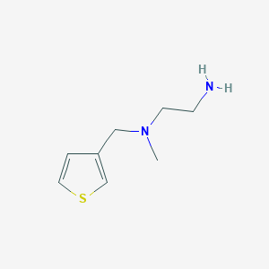 N1-Methyl-N1-(thiophen-3-ylmethyl)ethane-1,2-diamine - 